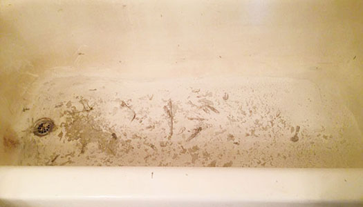 Dirty Bathtub Peeling